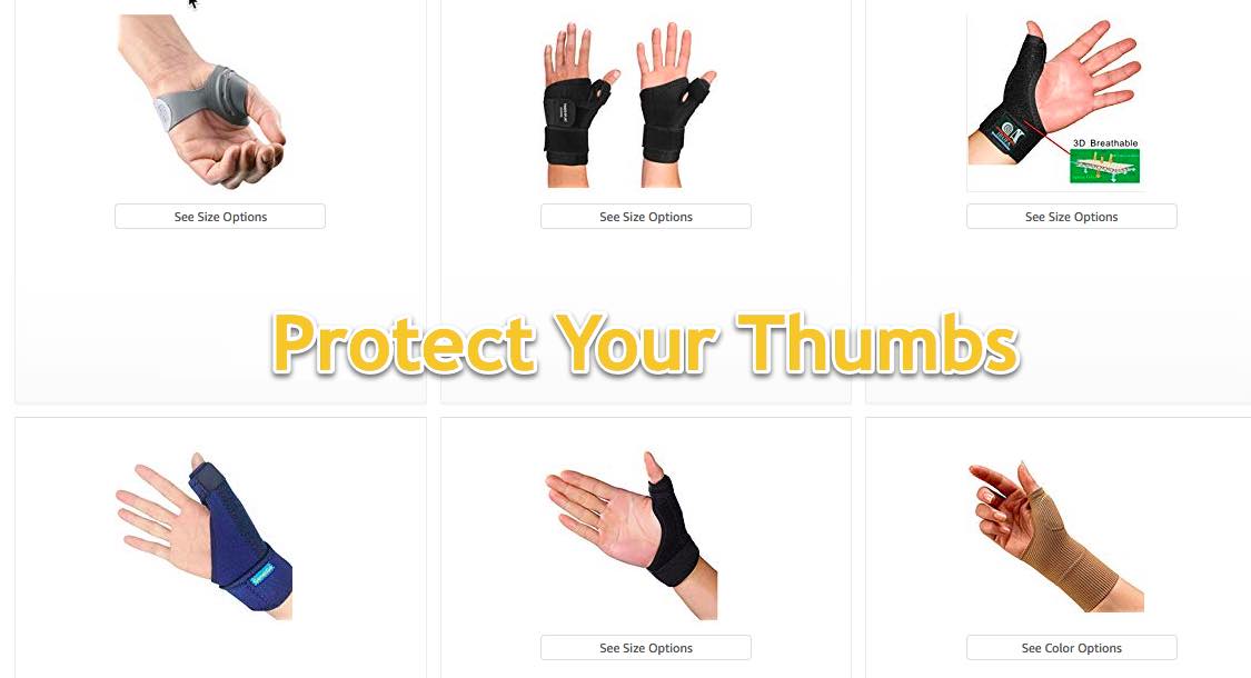 Thumb protection -YES!